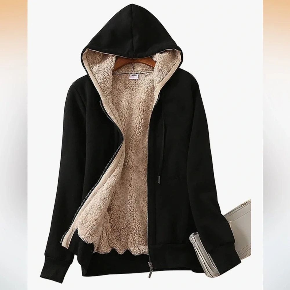 🪴 Natural Reflections Cozy Sharpa-Lined Women's Hoodie - Picture 2 of 9